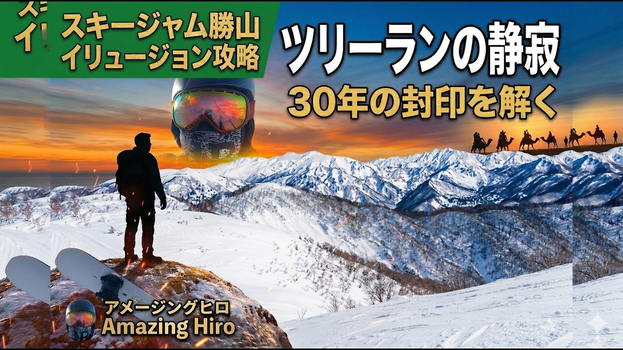 スキージャム勝山｜イリュージョン高速滑走〜ツリーラン｜50歳からの再起動