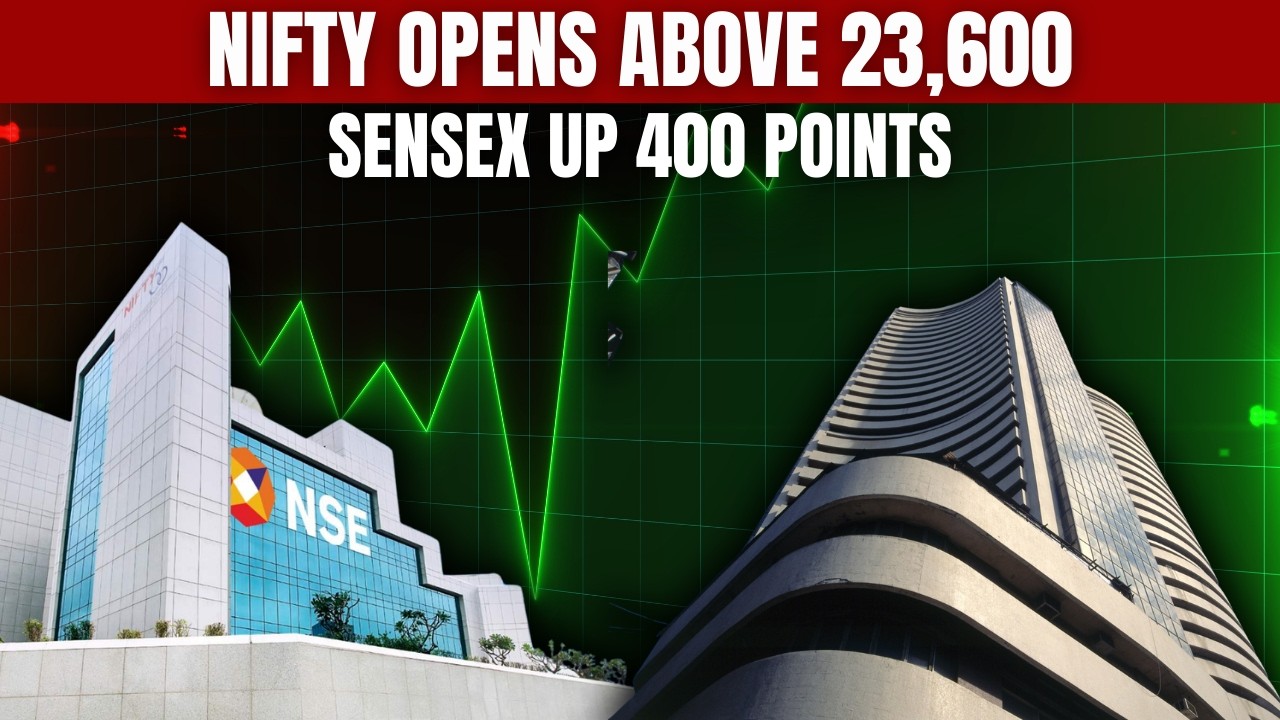 Фондовый рынок сегодня: индекс Nifty открылся выше 23 650, Sensex подскочил на 400 пунктов | Info...