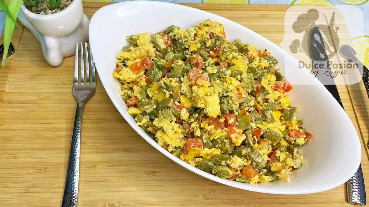 Nopales con Huevo a la Mexicana🥬🌿🌶️🤗👨‍🍳😘