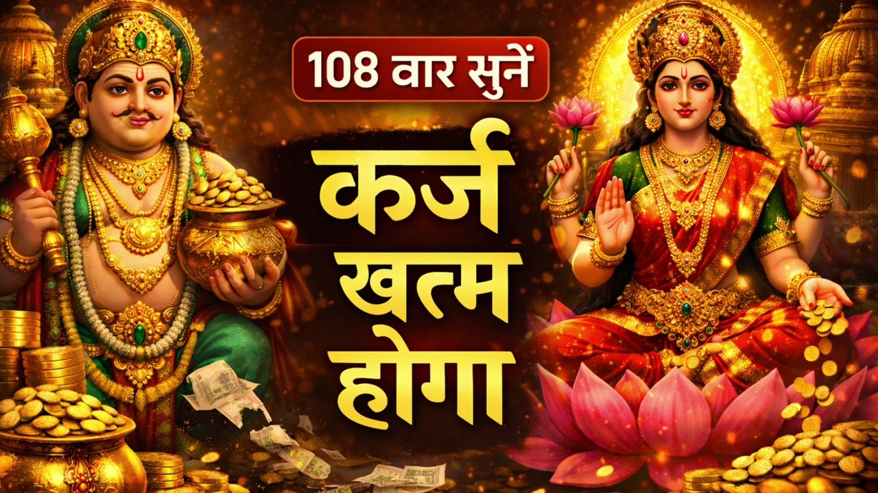 108 बार सुनें 🔔 कर्ज खत्म होगा | कुबेर लक्ष्मी धन प्राप्ति मंत्र
