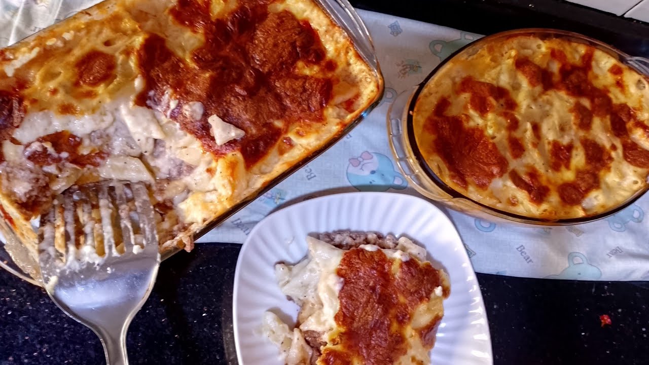 ألذ وأبسط طريقه للمكرونه بالبشاميل ✨👩🏻‍🍳