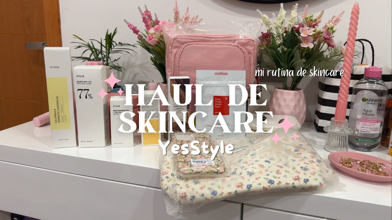 🫧Haul de skincare: mi rutina de noche🌙 / YesStyle💗