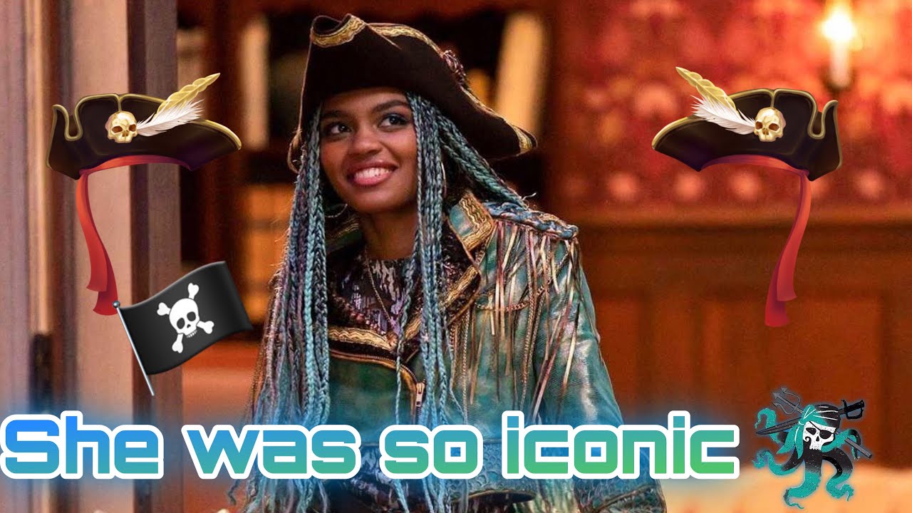 Uma being Uma in Descendants for 2 minutes