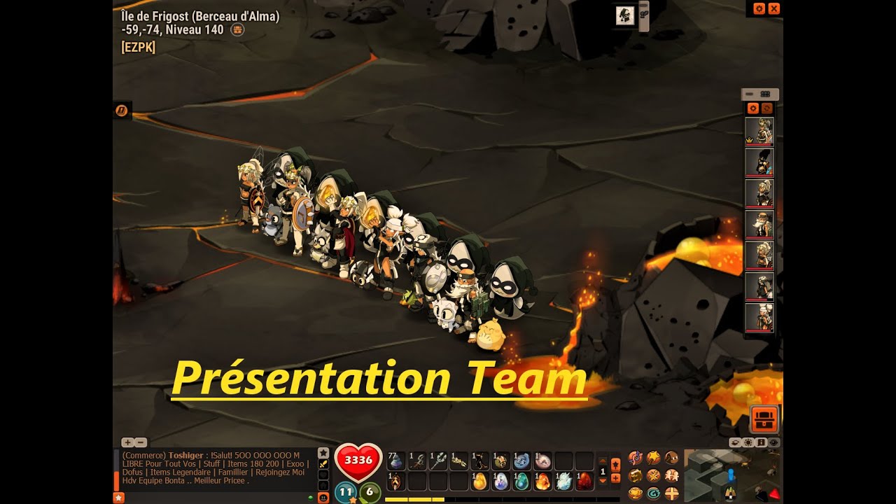 [DOFUS] PRESENTATION COMPLETE DE MA TEAM PVM