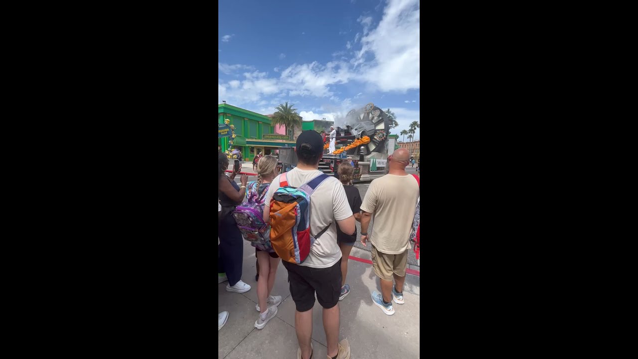 Universal studios Orlando parade.