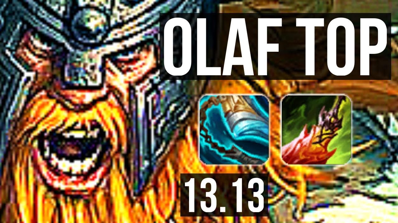 OLAF vs RIVEN (TOP) | 5/0/2, 500+ games, 1.1M mastery | EUW Challenger | 13.13