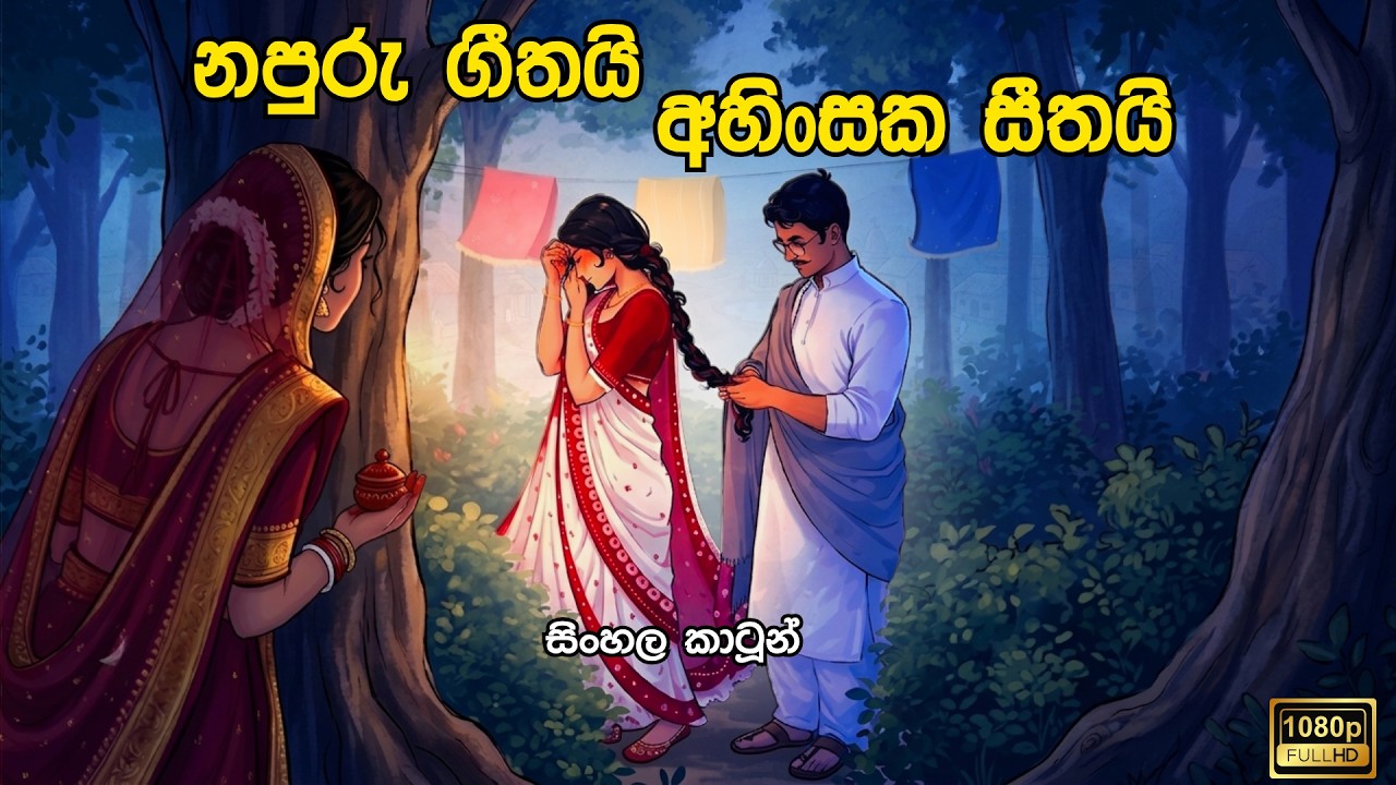 නපුරු ගීතයි අහිංසක සීතයි  | Sinhala Cartoon - Lama Katha #sinhalacartoon #lamakathandara