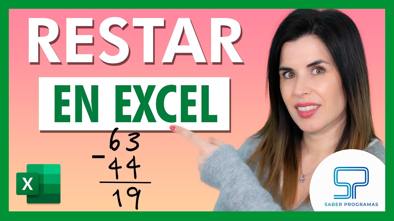 Cómo RESTAR en Excel 🤯 [ aprende 7 métodos ]