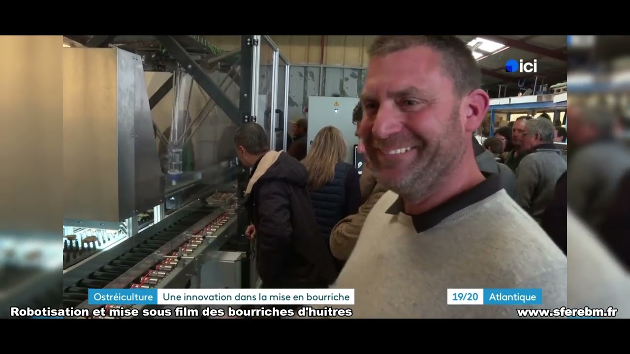SFERE BM - Révolutionne le conditionnement des huîtres – Robotisation & Mise sous film automatique