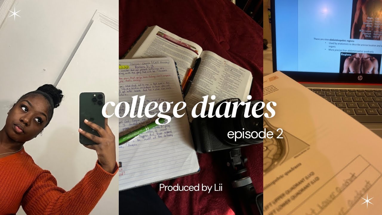 COLLEGE DIARIES | staying consistent, TikTok GONE?? getting it together!! homework grind + more