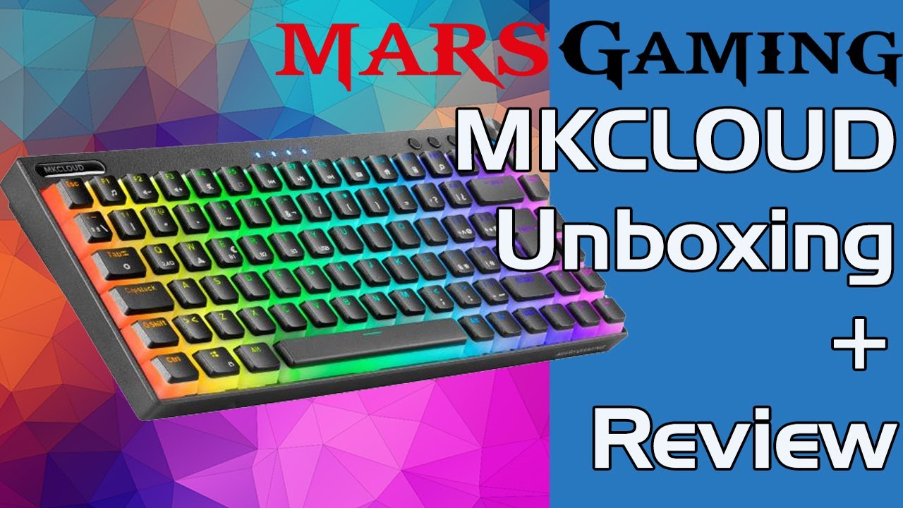 MKCloud, unboxing y review. Mini teclado gamer.