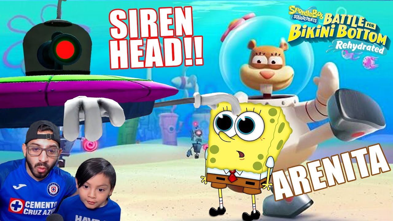 Siren Head en Fondo de Bikini | Bob Esponja en Fondo de Bikini Capitulo 5 | Juegos Karim Juega