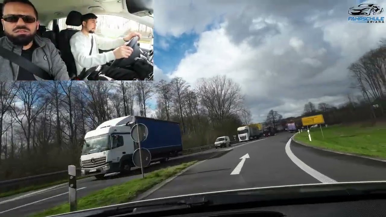 (104) Fahrstunde Klasse B, Vorprüfung  (Dari)