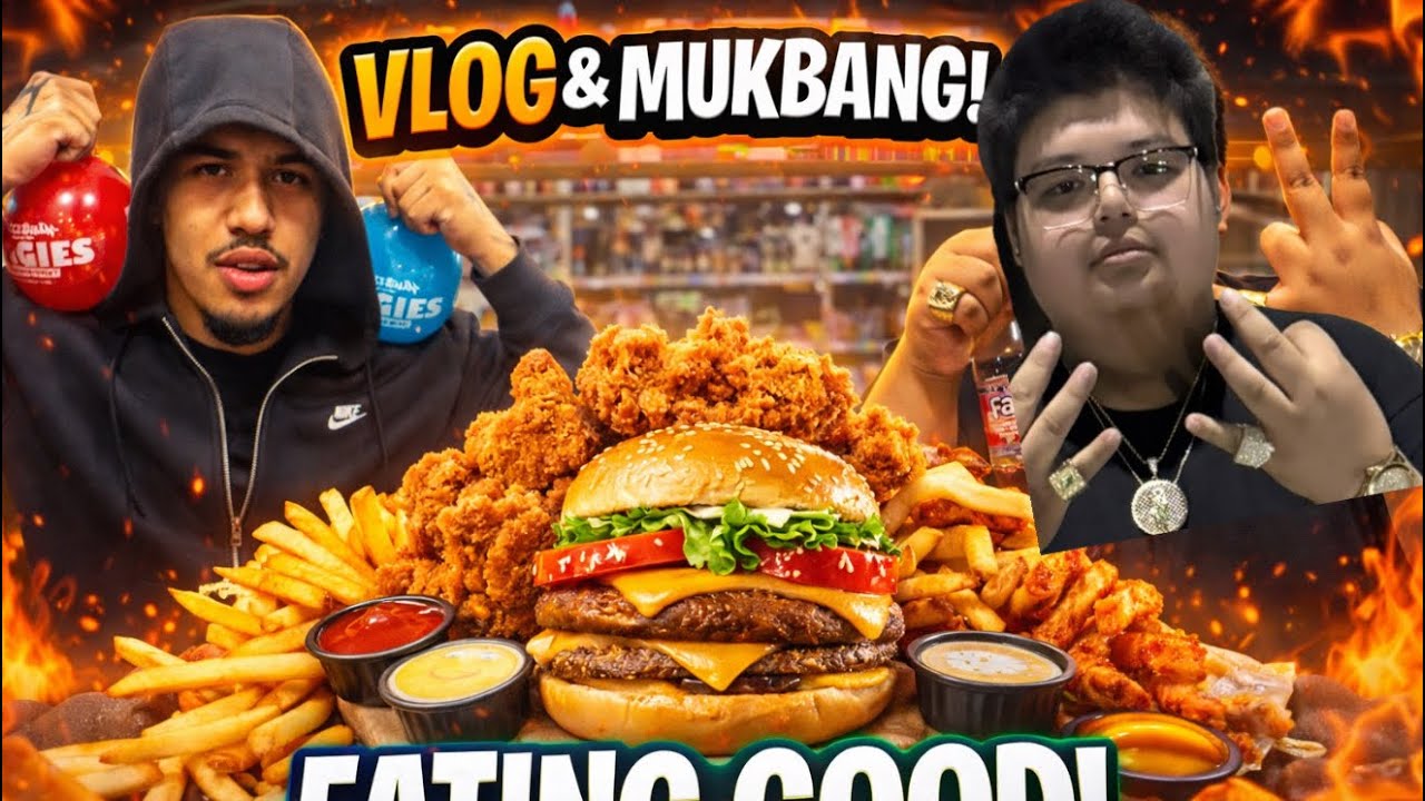 Vlog / Mukbang With Trap 