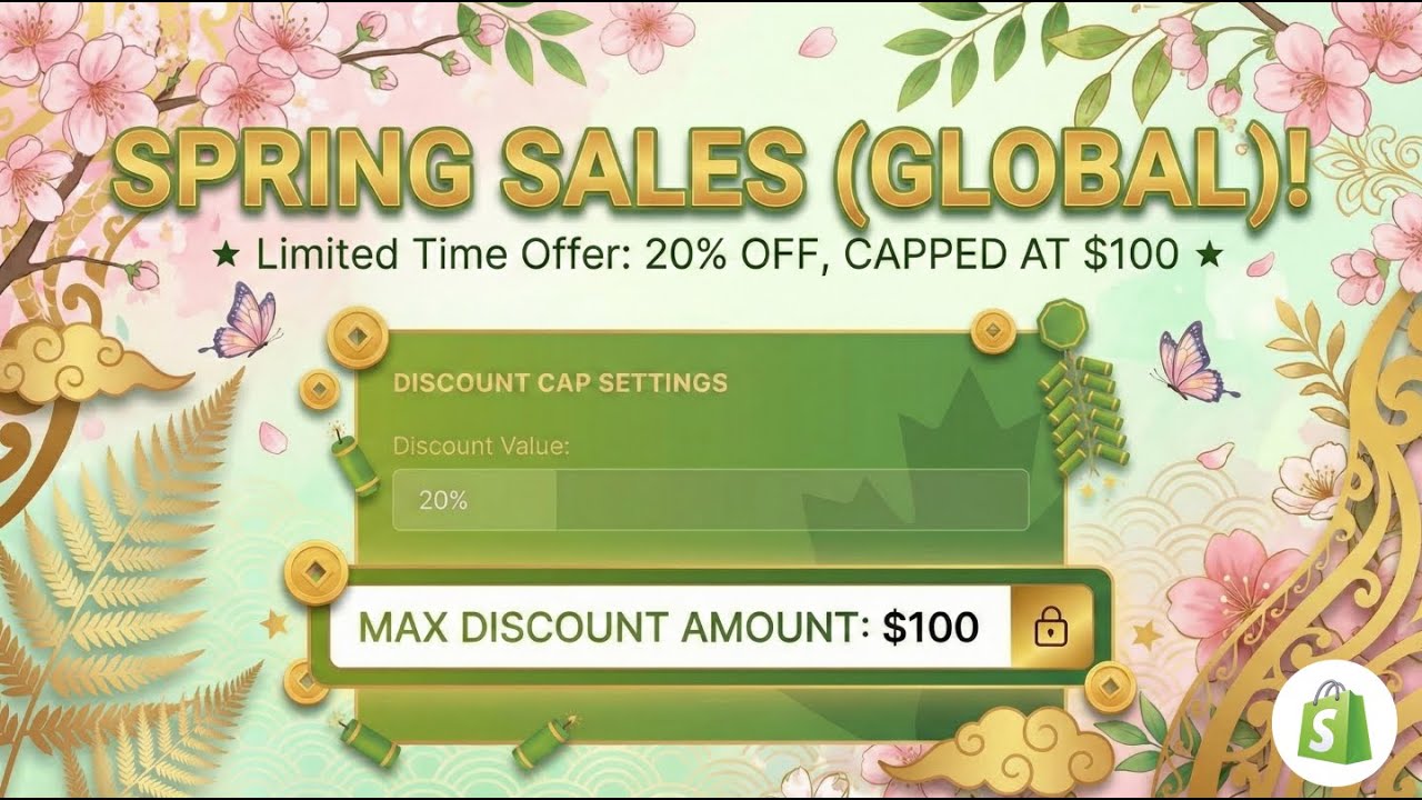 How to Cap Shopify Discounts for Spring Sales