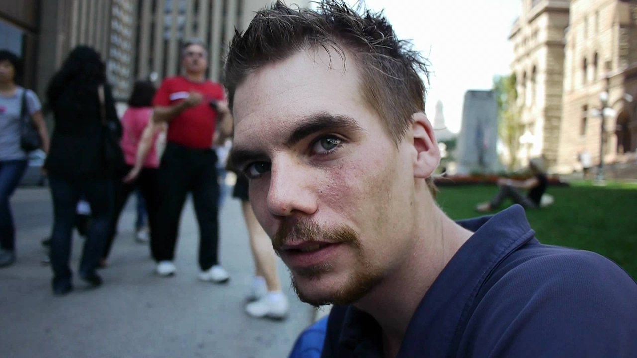 I met Darryl panhandling in Toronto. He aged out of foster care with no place to go.