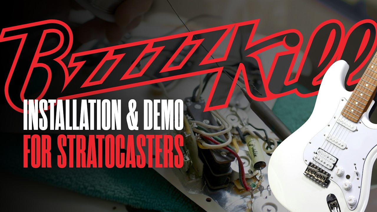How to Install BzzzzKill - Single + Dual Full Instructions and Demo to Stop Single Coil Guitar Hum