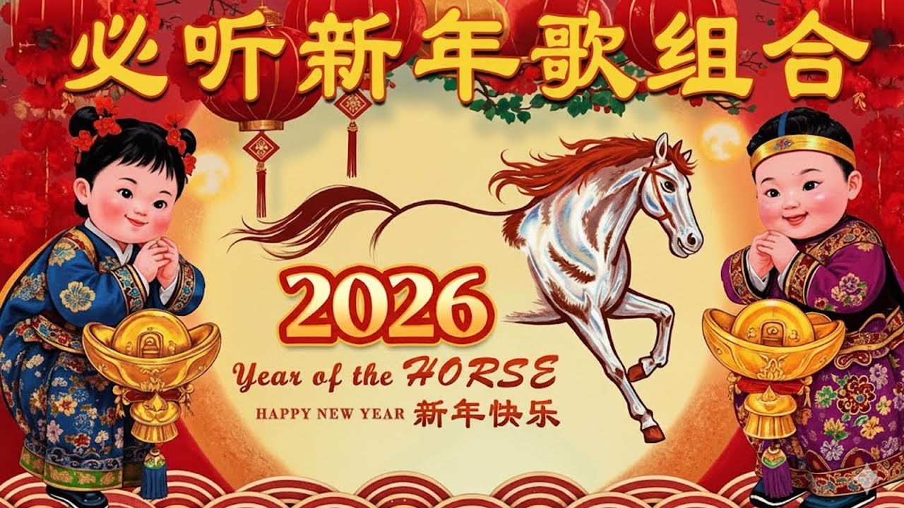 2026新年歌 恭喜发财 萬事如意🧧【CNY】新年群星传统贺岁专辑🏆No 1《傳統》🏮賀歲金曲🍊新年歌大合集 年年少不了