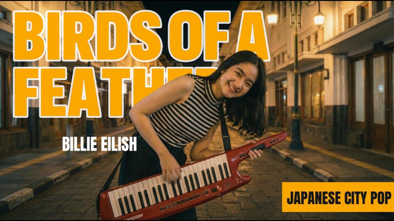 Billie Eilish - BIRDS OF A FEATHER | Cover Japanese City Pop 1980