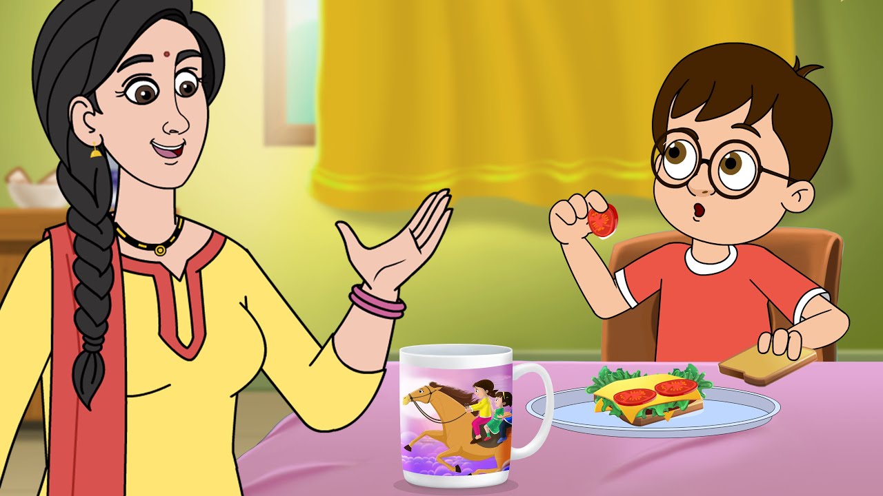 Aha Tamatar Bada Majedar Hindi Song (आ हा टमाटर ) Part 1