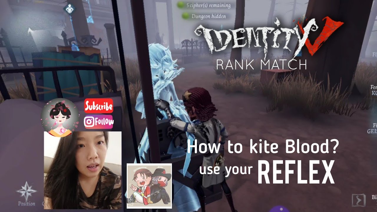 How to Kite Blood Queen Identity V GEISHAGAMING 第五人格 with Face Cam 🙈🙈