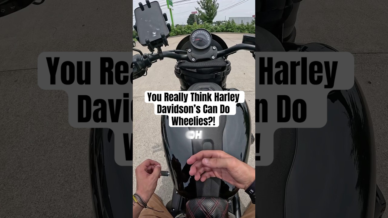 You Really Think Harley Davidson&rsquo;s Can Do Wheelies?!