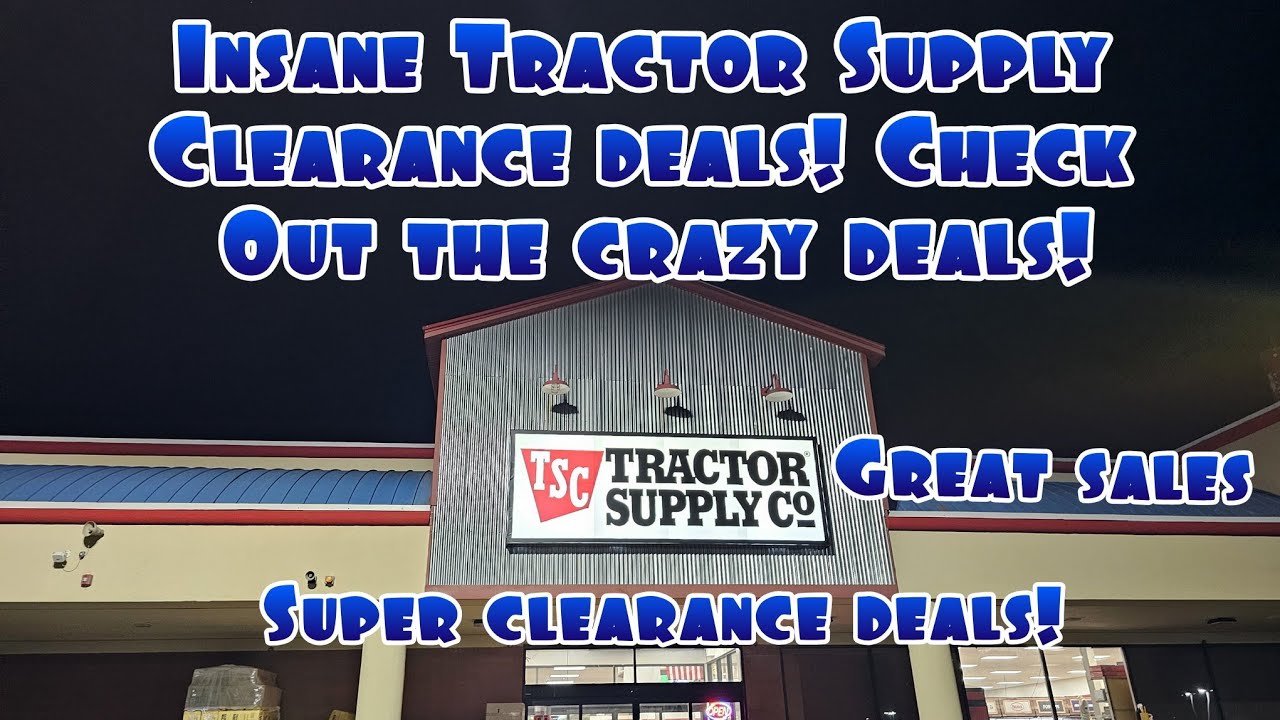 Insane deals on clearance at Tractor Supply! Check them out!
