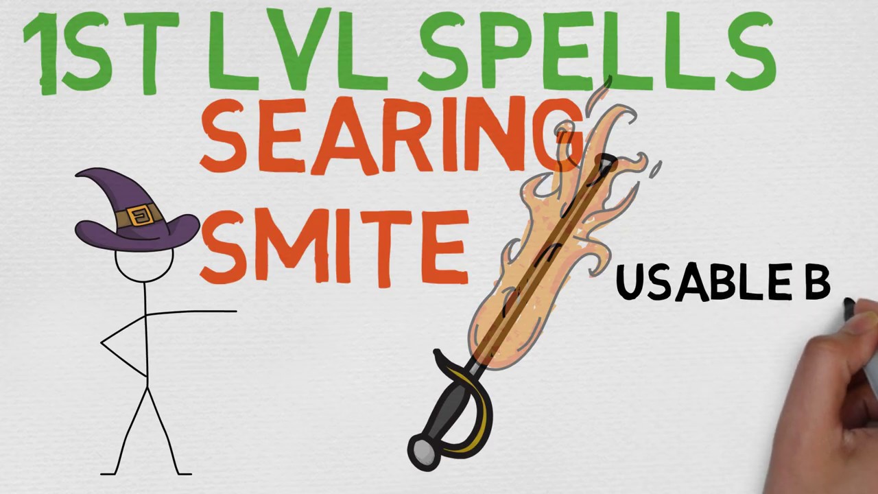 1st Level Spell #62: Searing Smite (5E)