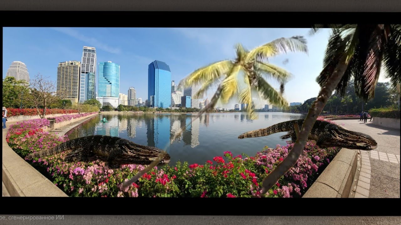 Вараны и небоскребы: Прогулка по паркам Бангкока | Лумпини и Бенджакитти