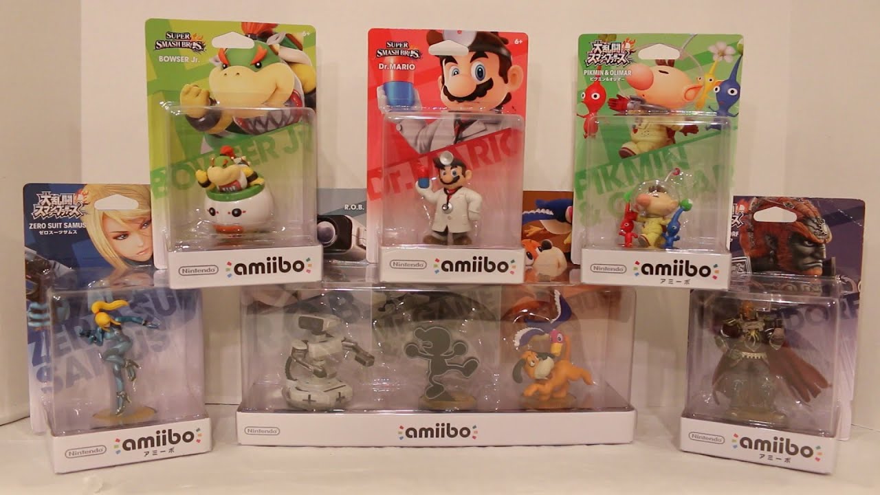 Amiibo Super Smash Bros. Wave 6 Unboxing/Review