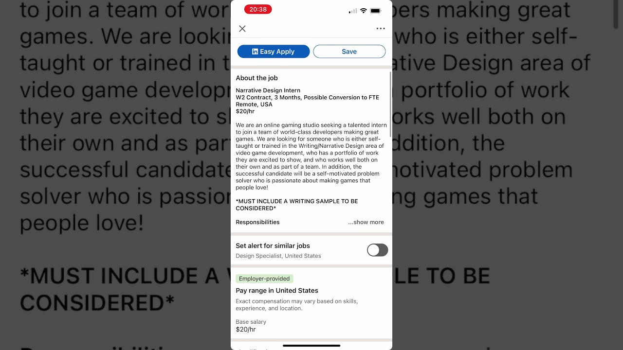 Narrative Design Intern - April, 2024 (TCWGlobal - remote, USA)