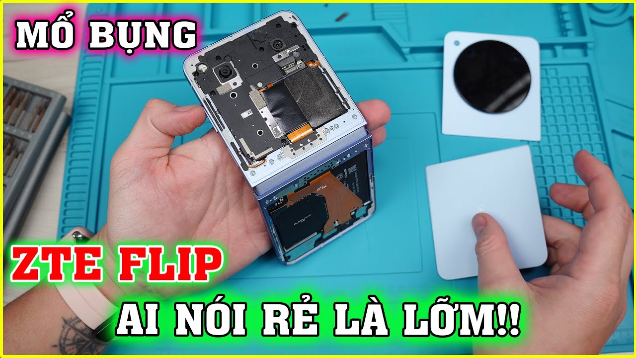 Mổ Bụng ZTE Libero Flip - Nội Thất Quá Xịn Xò, Nhưng Cái Kết...