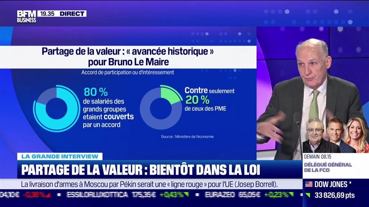 La grande interview : Partage de la valeur, bientôt dans la loi