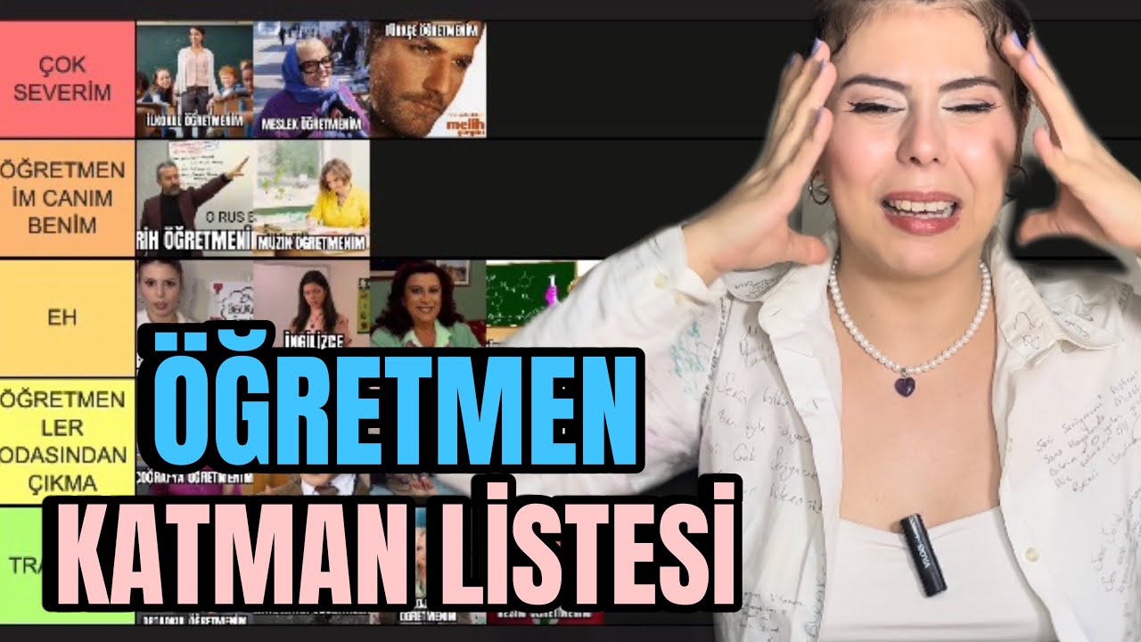 Рейтинг учителей и мои школьные воспоминания I TierList