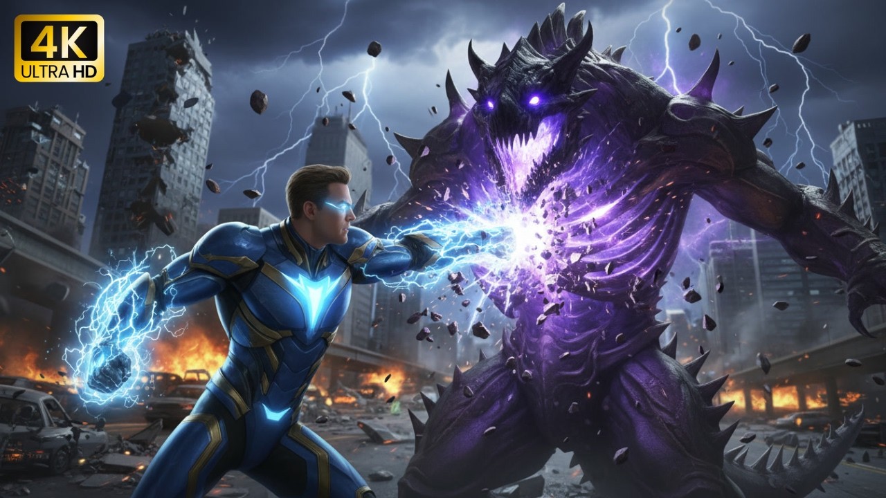 Thunder Sentinel vs Abyssal Bone Titan – Brutal Final Battle