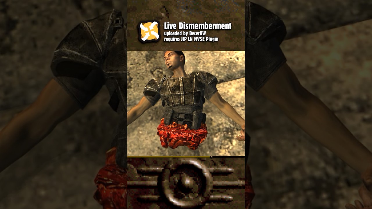 Live Dismemberment Gore for #Fallout New Vegas