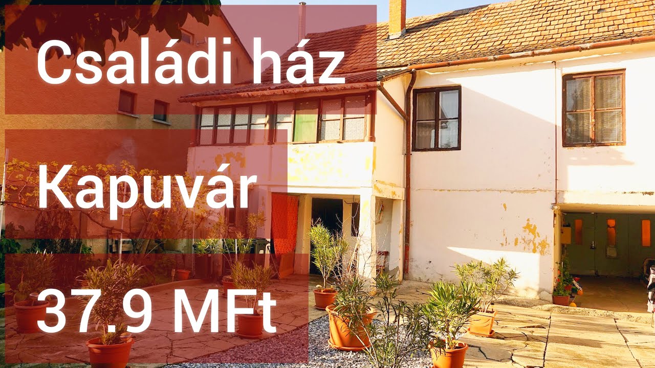 ELADVA - Kapuvár - Azonnal költözhető családi ház