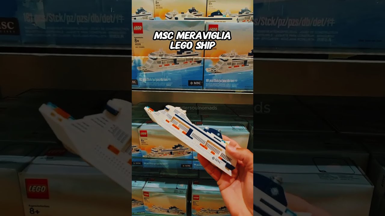 MSC Meraviglia Lego Ship #msccruise #meraviglia #lego #cruiseship