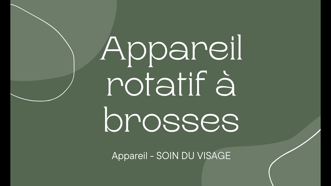 Appareil à brosses rotatives