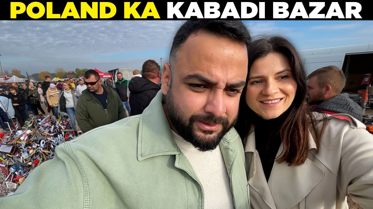 Inside Poland's Biggest Secondhand Market | Indian Polish Vlogs