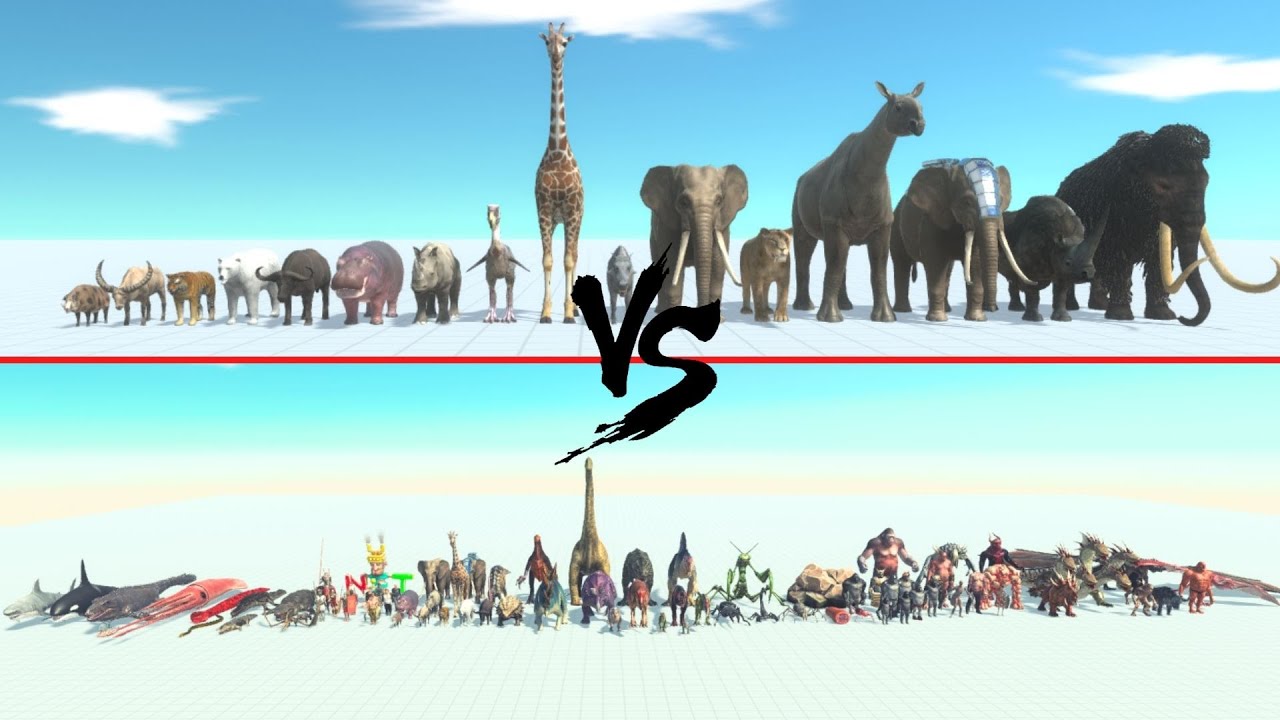 All Mammals Vs All Units ARBS | Animal Revolt Battle Simulator