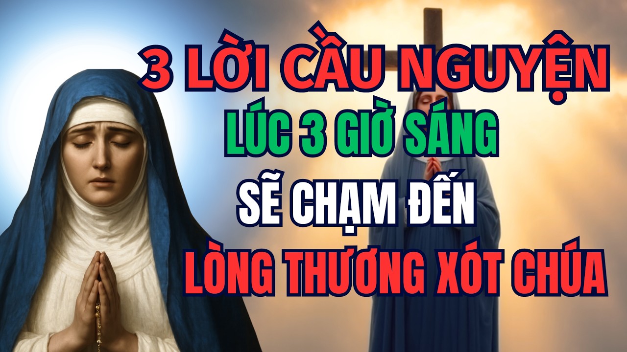 3 lời cầu nguyện lúc 3 giờ sáng có thể chạm đến lòng thương xót Chúa