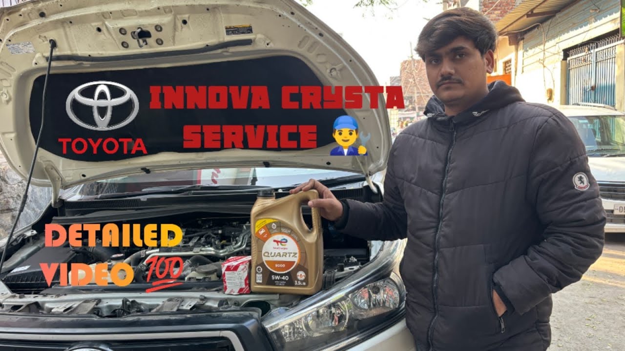 INNOVA CRYSTA REGULAR SARVICE COST | TOYOTA CRYSTA SERVICE PRICE👨🏻‍🔧      #GenZAutos #crystaservice
