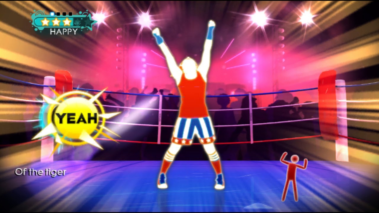 Just Dance: Greatest Hits (Wii) - Eye of the Tiger - 5 stars