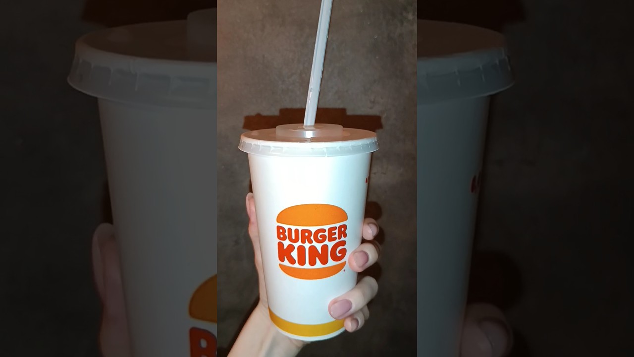 Review of the BURGER KING &reg; cold drink💗 #iloveburgerking #рек #newvideo