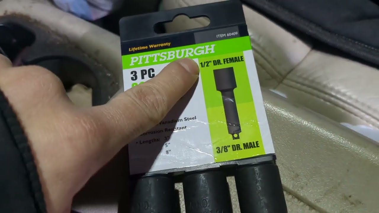 tools you didn't know but you need (3 must have harbor freight Pittsburgh socket extension set