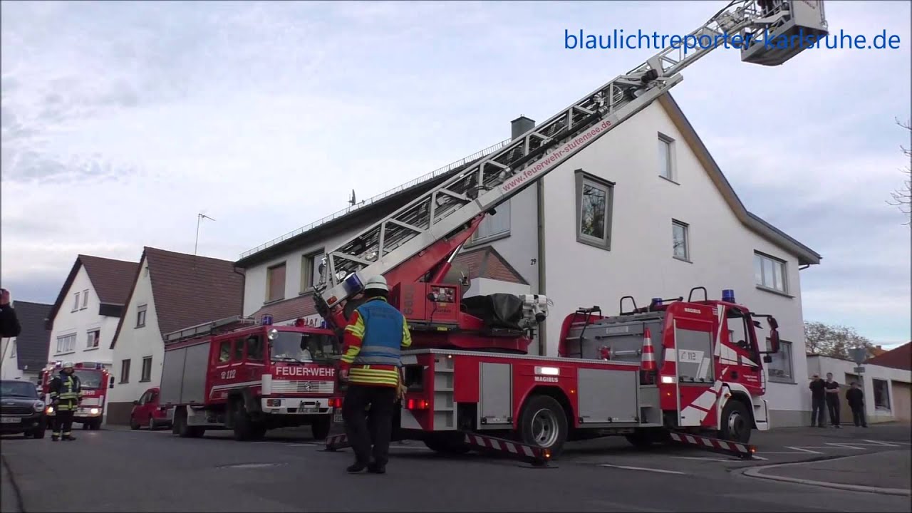 Einsatz&uuml;bung Feuerwehr Karlsdorf - Neuthard