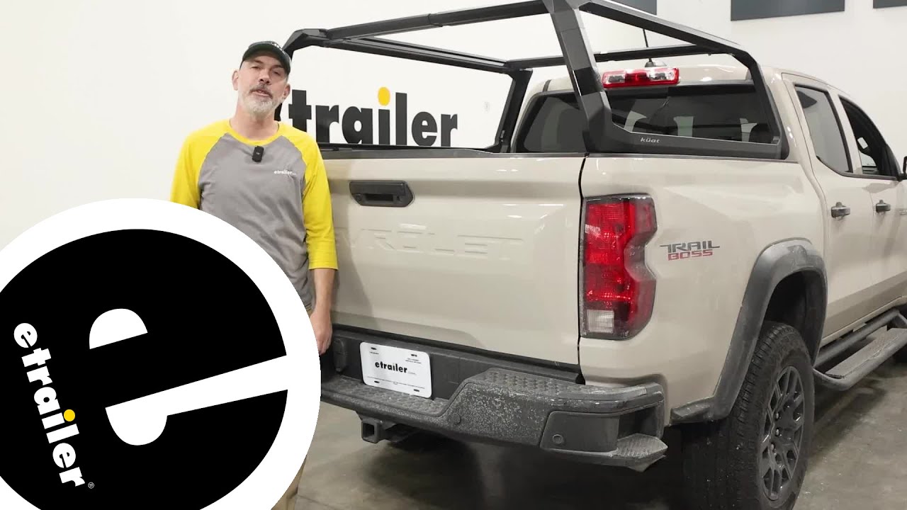 etrailer | Kuat Ibex Customizable Overland Truck Bed Rack Set Up - 2026 Chevrolet Colorado