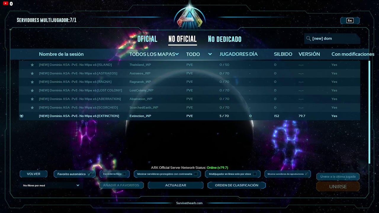 Ark pve x6 no wipe En busca el tributos para el dragon