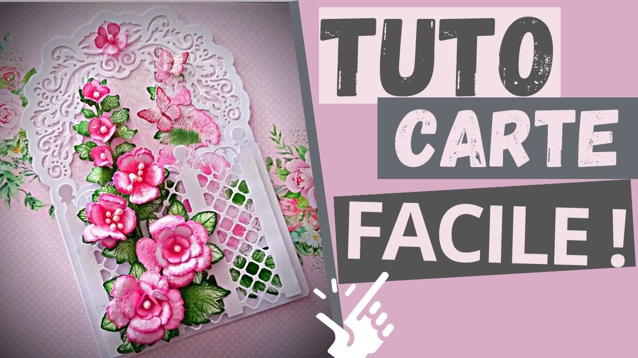 Comment réaliser une carte originale et élégante avec Heartfelt Creations #tutocarte